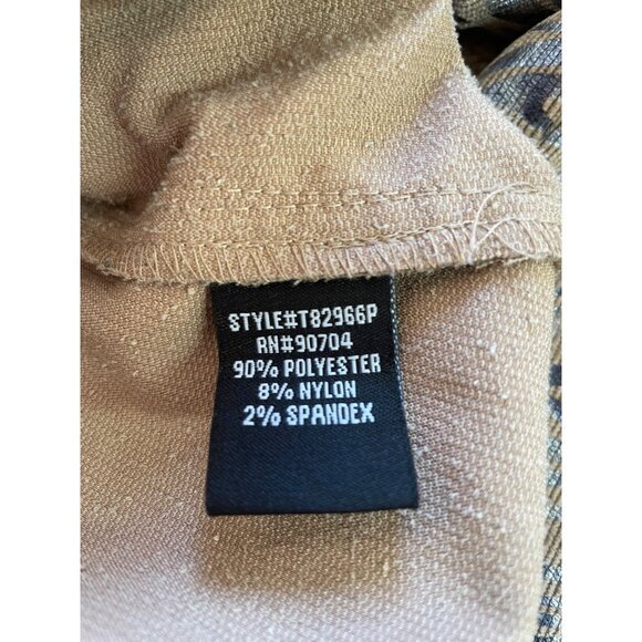 Abstract Print Full Zip‎ Jacket, Neutral Tones, Lightweight Coat - Picture 7 of 12